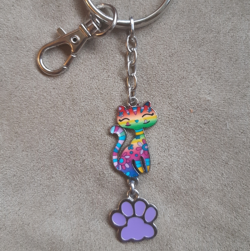 Cat Lover's keychain